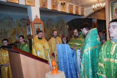 Праздничная служба в честь св.прав.Иоанна Кронштадтского