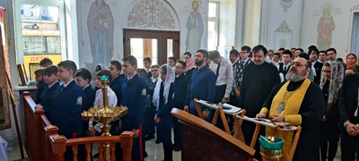 Молебен о прекращении наводнения